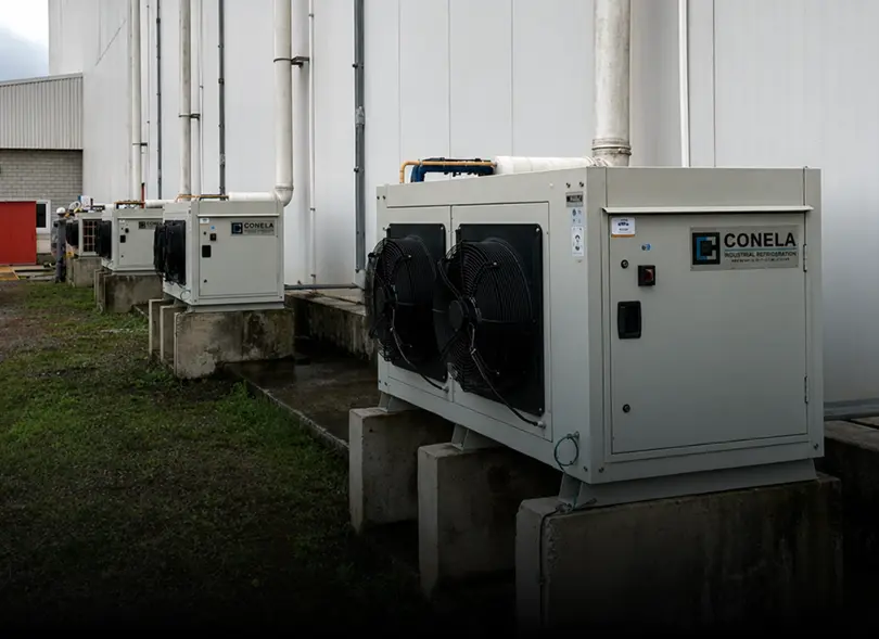 Equipamentos de climatização da Syngenta em unidade industrial